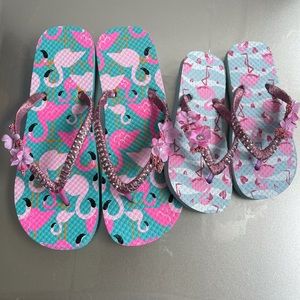 Flamingo 🦩 Flip Flop 🩴  for Mom and Daughter